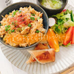 ひとりご飯に簡単最適!そぼろの卵とじ丼ワンプレート【献立紹介】