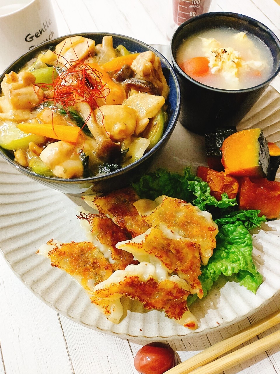 具材は半端な残り野菜で！中華丼ワンプレート【献立紹介】