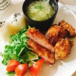 薄いロースハムでお手軽簡単!チーズハムカツワンプレート【献立紹介】