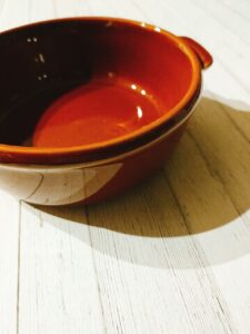 グラタン皿茶色