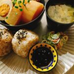 鶏ひき肉で簡単煮物！！餅巾着ワンプレート【献立紹介】