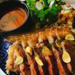 ガーリックライスで食べる!!ステーキワンプレート【献立紹介】