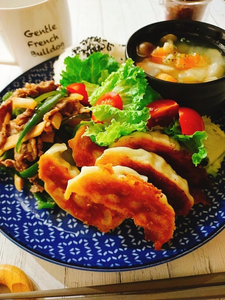 チンジャオロース餃子ワンプレート